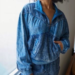 Brand New Out From Under Phoenix Quilted Half-Zip Sweatshirt! 🔥